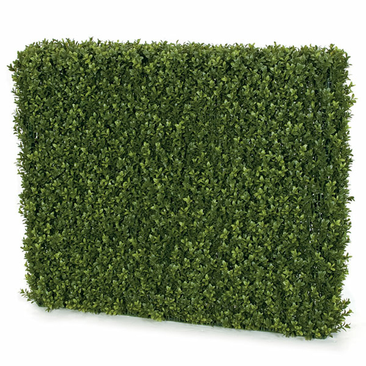 37 Inch L and 8 Inch W and 32 Inch H Outdoor Ultraviolet (UV) Boxwood Hedge